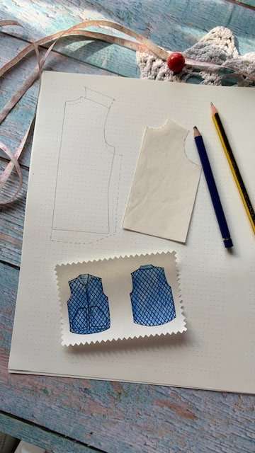 dibujo felix chaleco