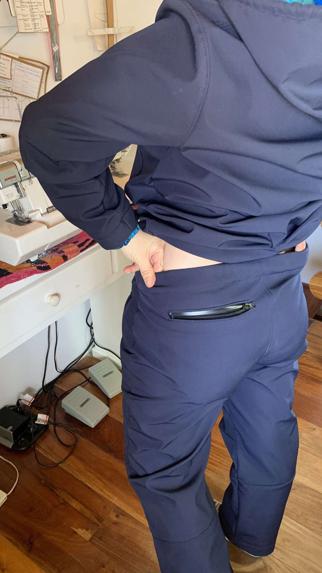 pantalon ski trasero